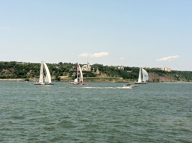The start of the Open group - Transat Québec Saint-Malo 2012 © Transat Québec Saint-Malo